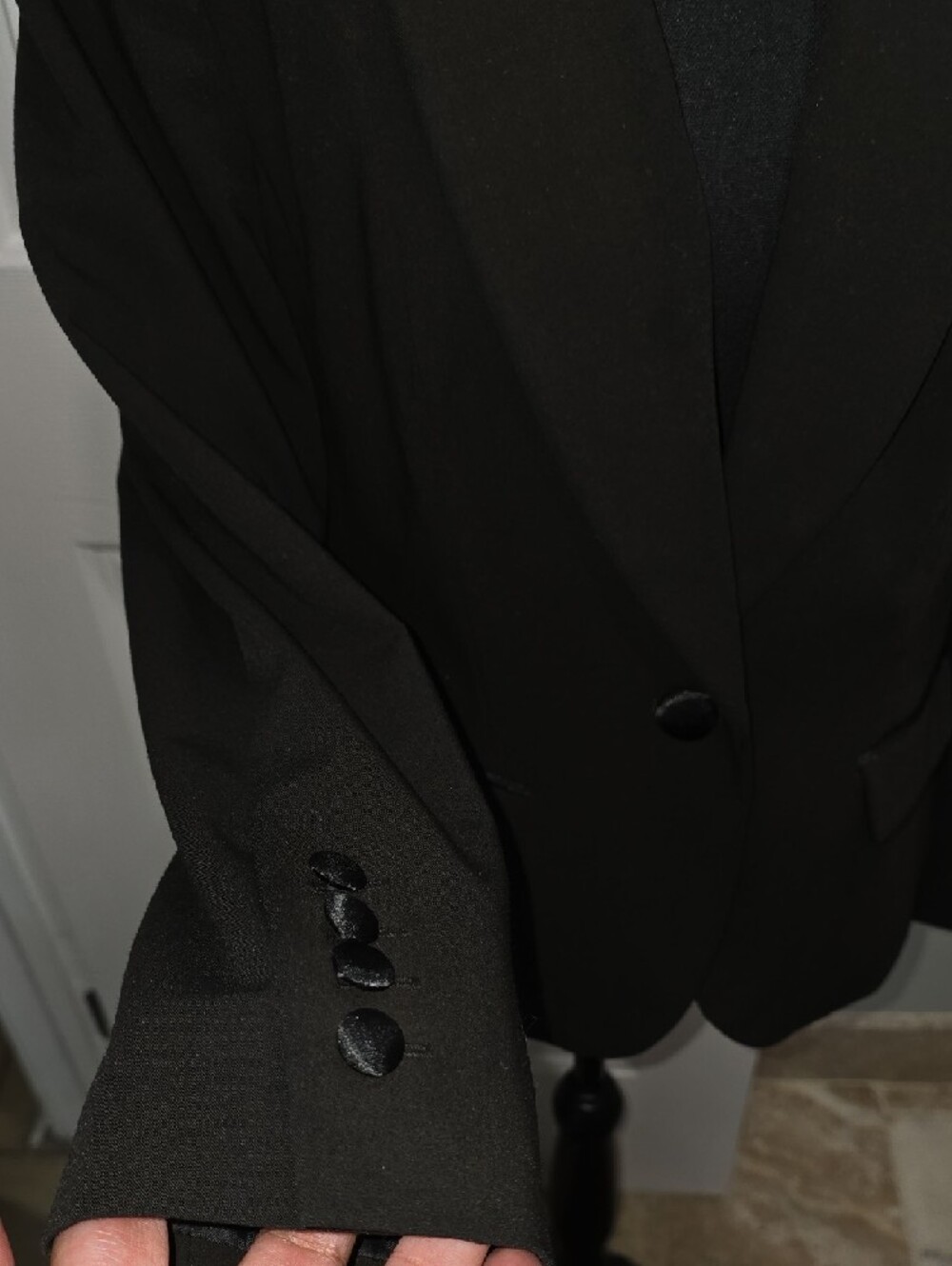 Worthington Black Single-Button Blazer Jacket Size 10P - Picture 4 of 12